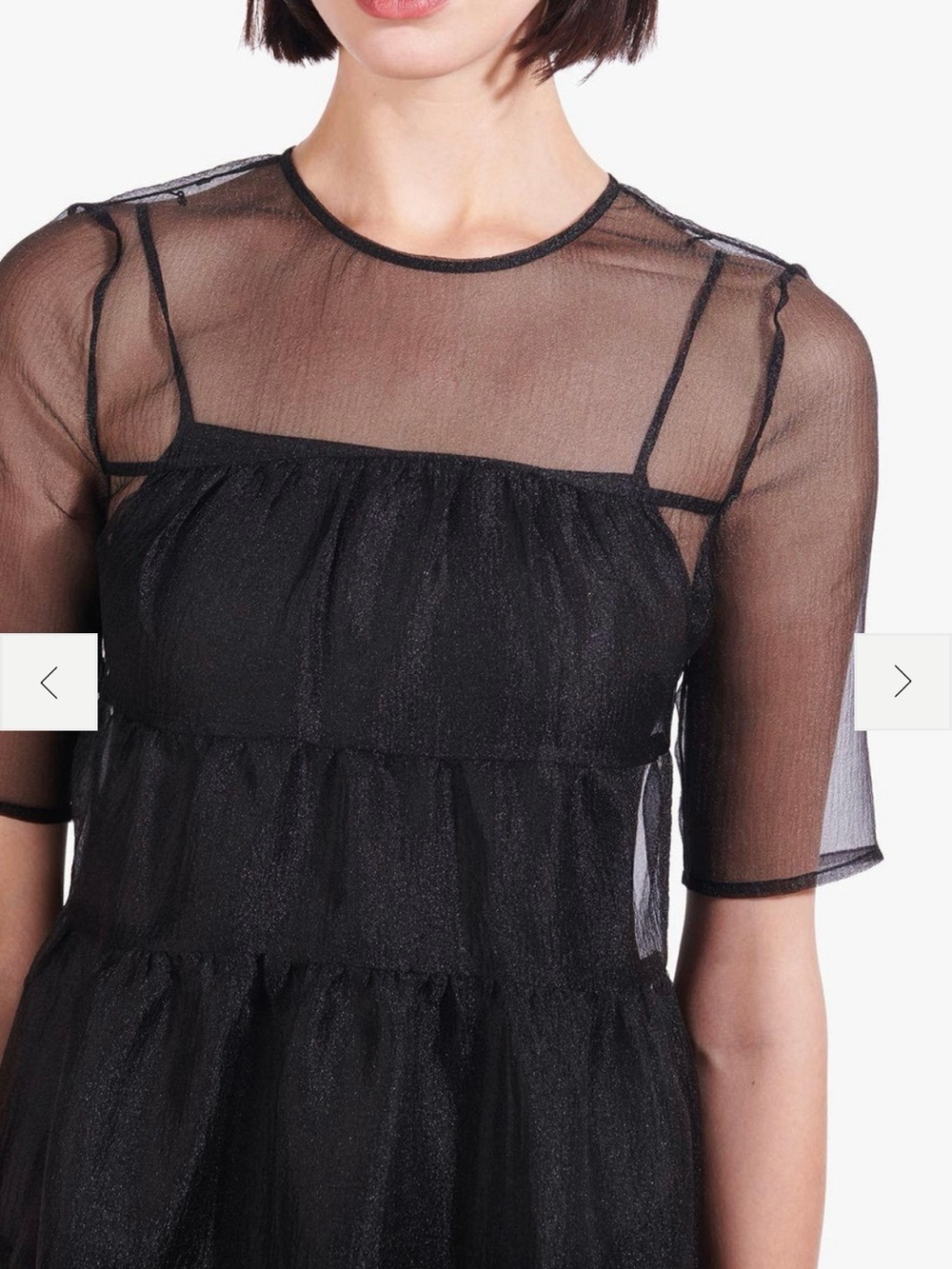 NWT STAUD Hyacinth Black Maxi Dress - M - Picture 4 of 6